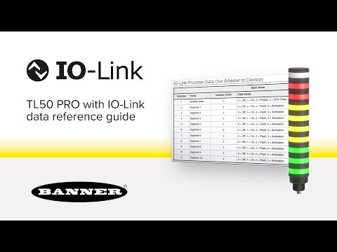 TL50 Pro with IO-Link Data Reference Guide