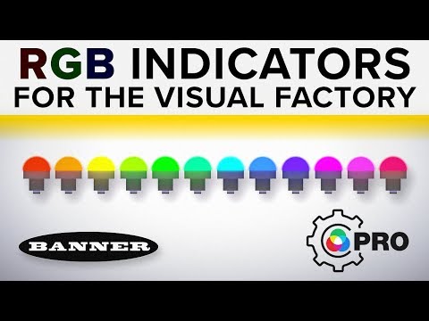 Programmable RGB Indicators for the Visual Factory