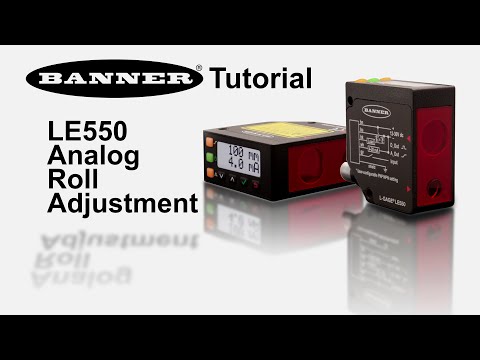 LE550 Analog Roll Adjustment