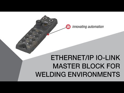 EtherNet/IP IO-Link master block for welding environments