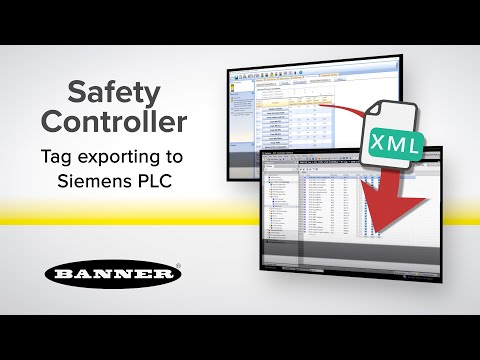 Export Safety Controller Tags to Siemens PLC