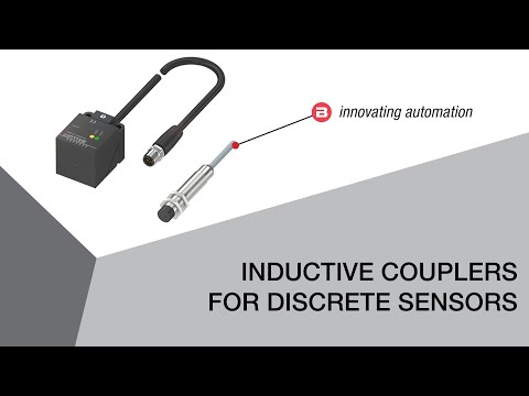 Inductive couplers for discrete sensors