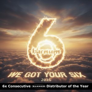 HH Barnum 6x Banner Engineering Distributor of the Year