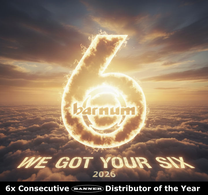 HH Barnum 6x Banner Engineering Distributor of the Year
